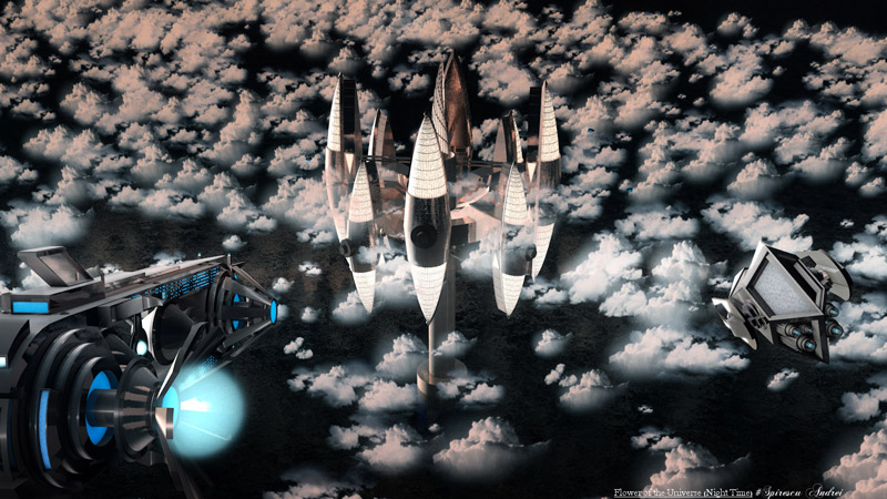 Flower of the universe Nightime